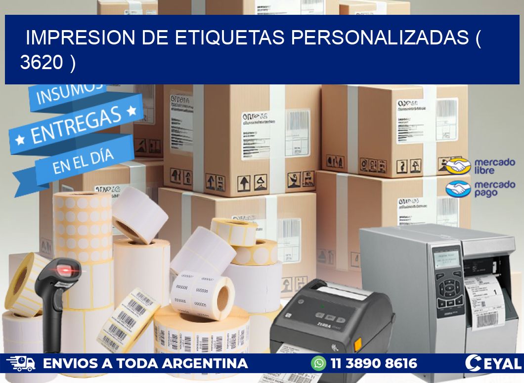IMPRESION DE ETIQUETAS PERSONALIZADAS ( 3620 )