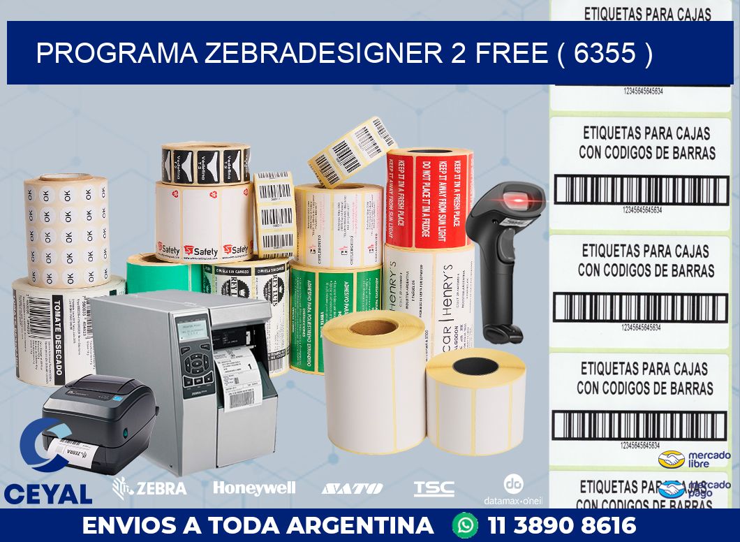 PROGRAMA ZEBRADESIGNER 2 FREE ( 6355 )