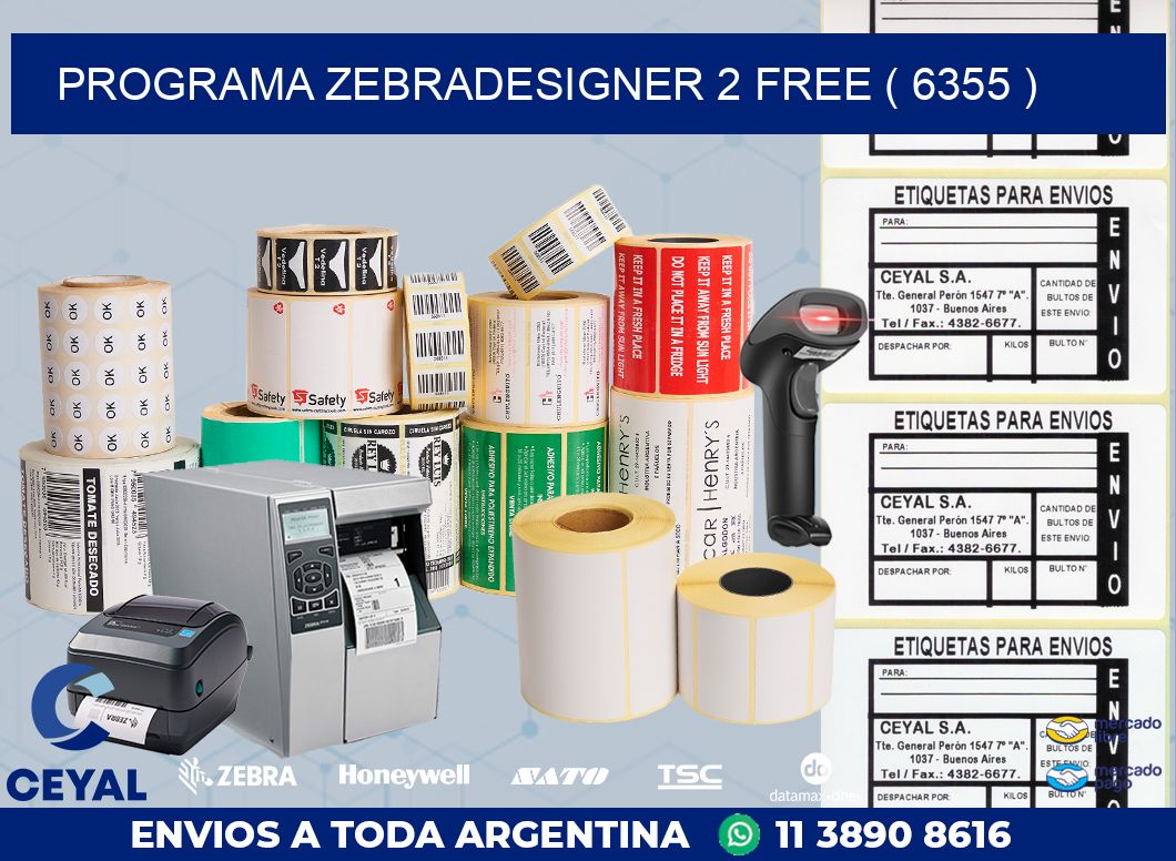 PROGRAMA ZEBRADESIGNER 2 FREE ( 6355 )