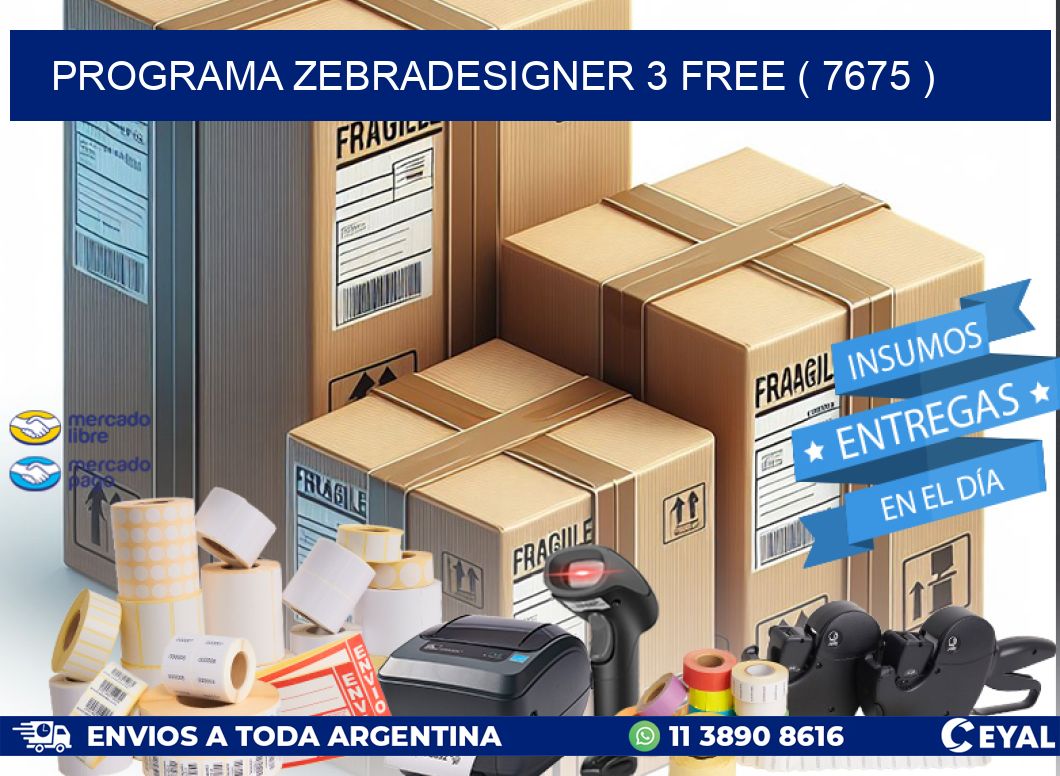 PROGRAMA ZEBRADESIGNER 3 FREE ( 7675 )