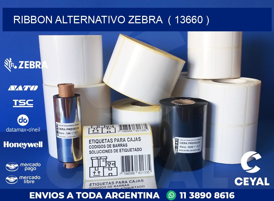 RIBBON ALTERNATIVO ZEBRA ( 13660 )