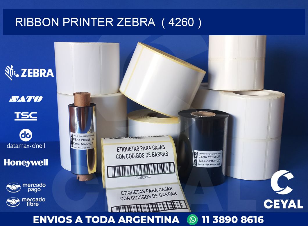 RIBBON PRINTER ZEBRA ( 4260 )