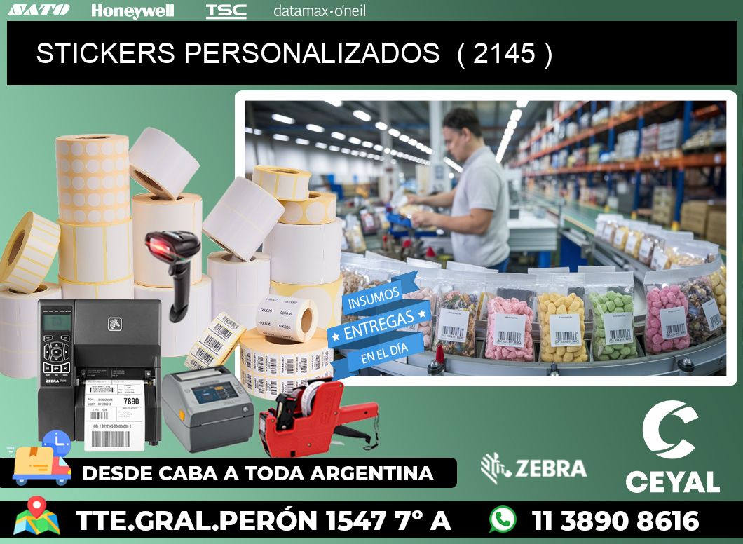 STICKERS PERSONALIZADOS  ( 2145 )