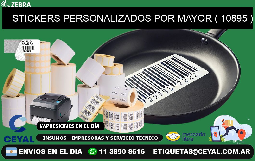STICKERS PERSONALIZADOS POR MAYOR ( 10895 )