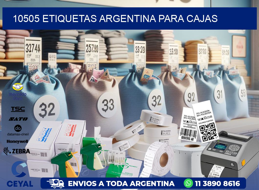 10505 ETIQUETAS ARGENTINA PARA CAJAS