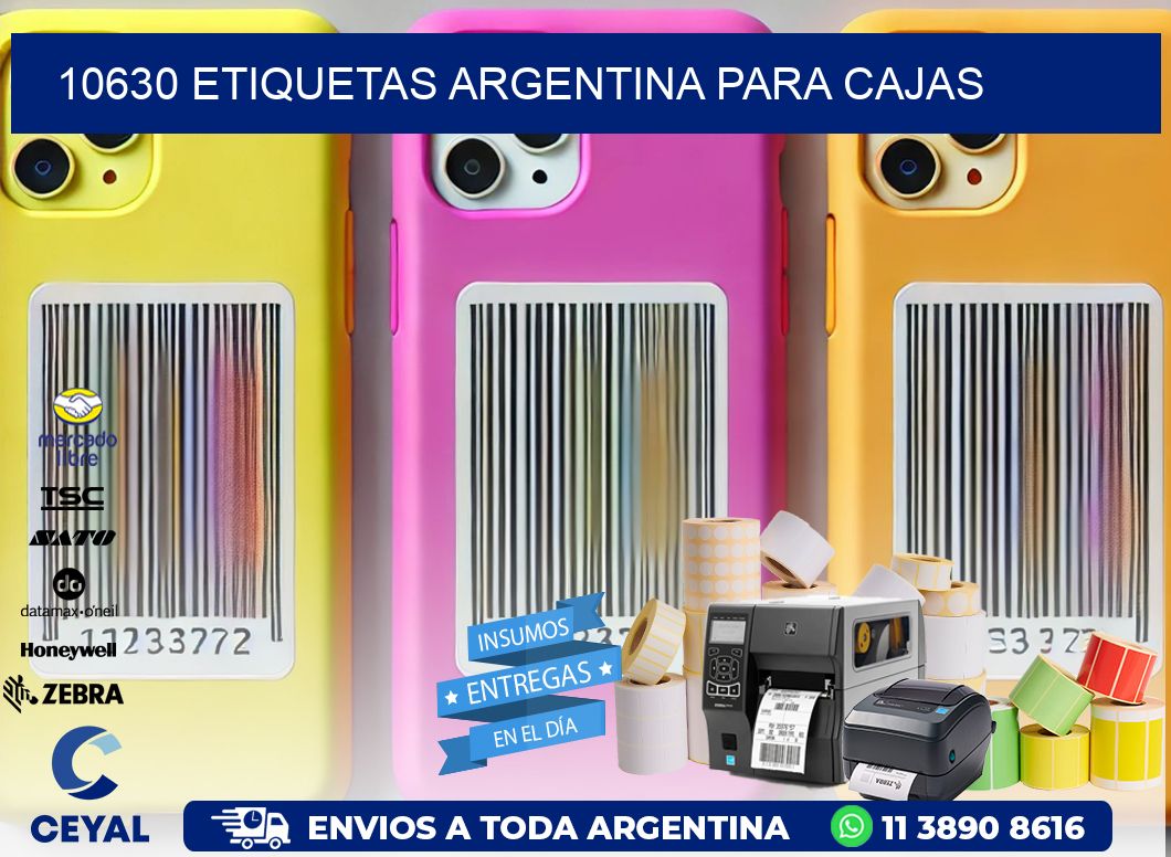 10630 ETIQUETAS ARGENTINA PARA CAJAS