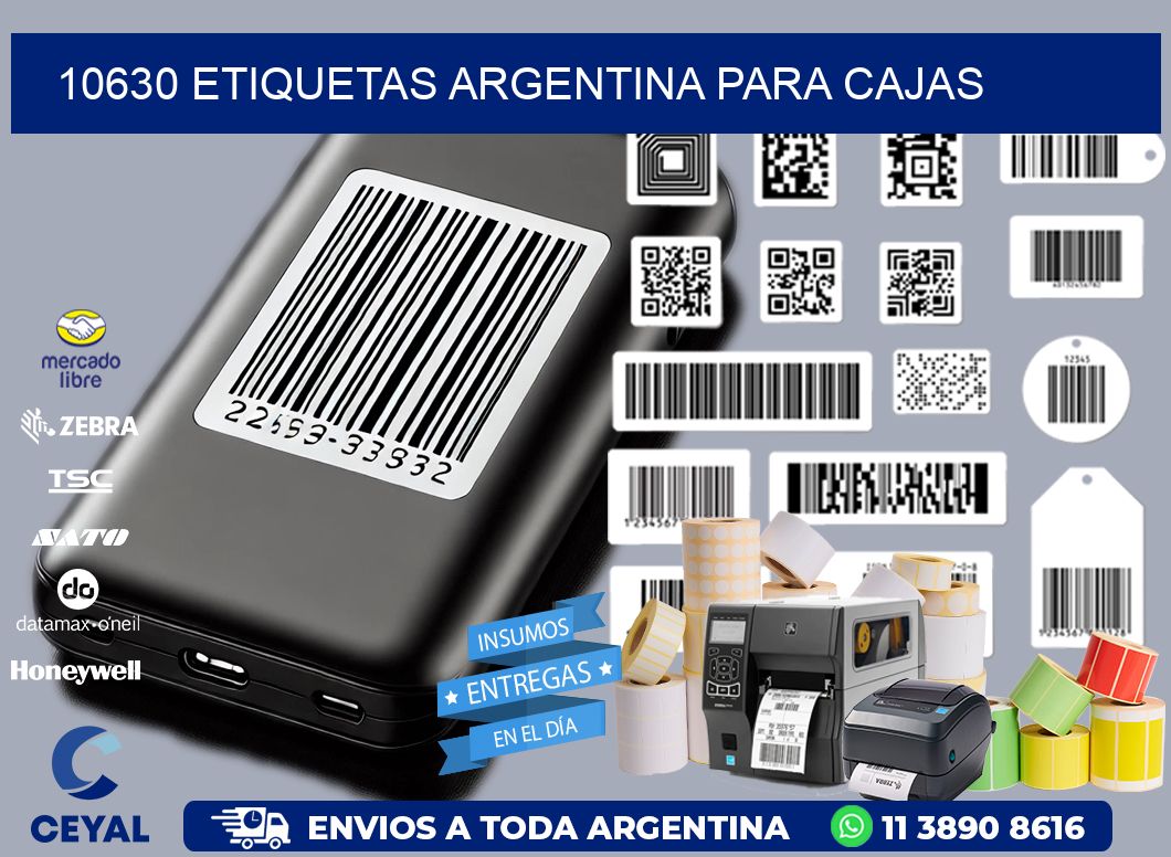 10630 ETIQUETAS ARGENTINA PARA CAJAS