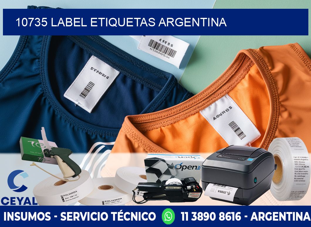 10735 LABEL ETIQUETAS ARGENTINA