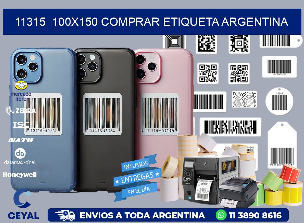 11315  100X150 COMPRAR ETIQUETA ARGENTINA