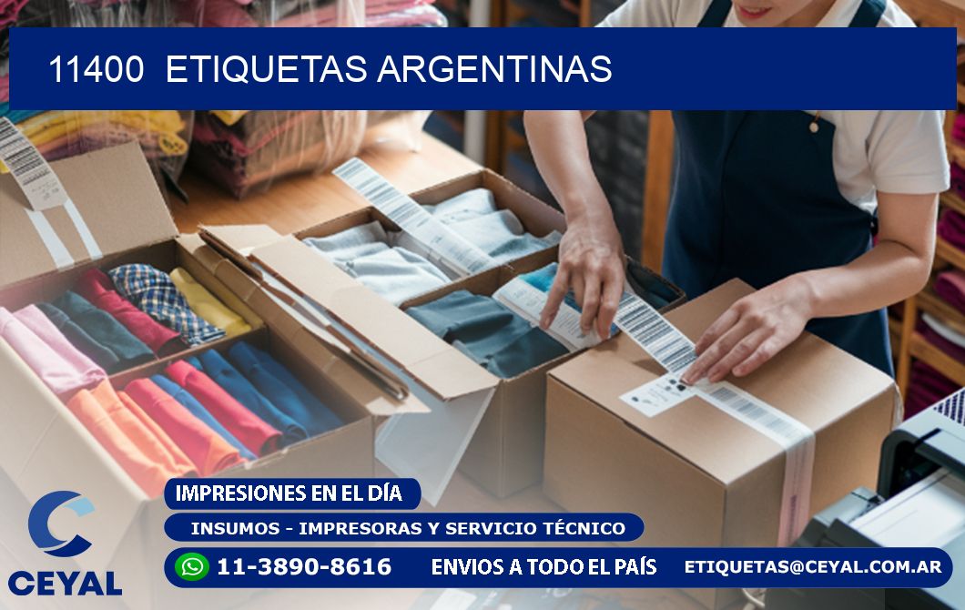 11400  ETIQUETAS ARGENTINAS