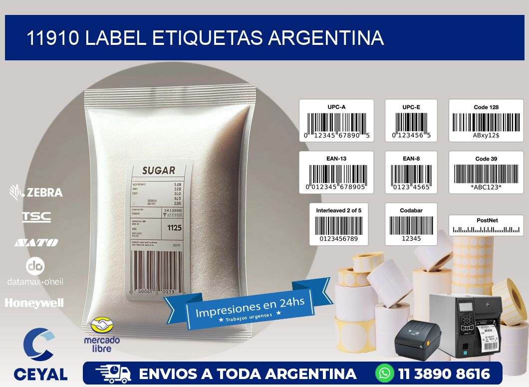 11910 LABEL ETIQUETAS ARGENTINA