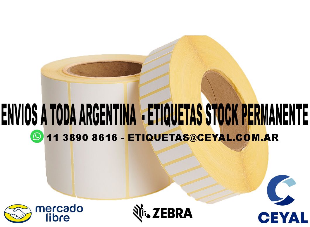 1200 ETIQUETAS PEGATINA 68 x 52