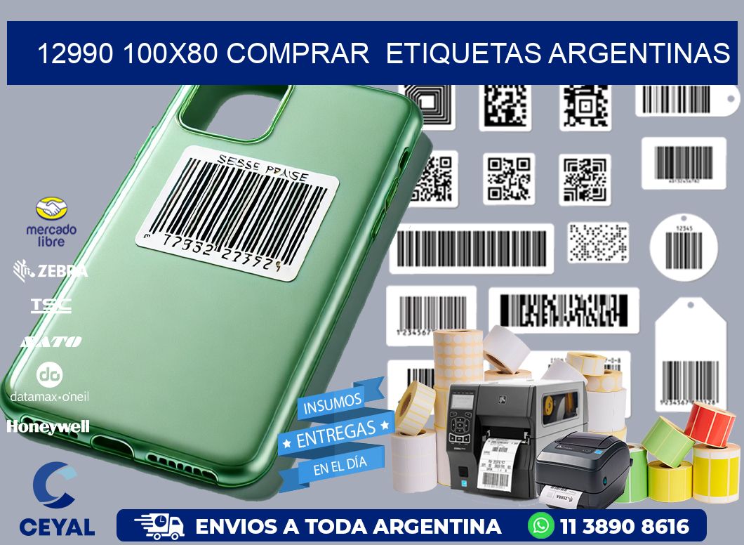 12990 100X80 COMPRAR  ETIQUETAS ARGENTINAS