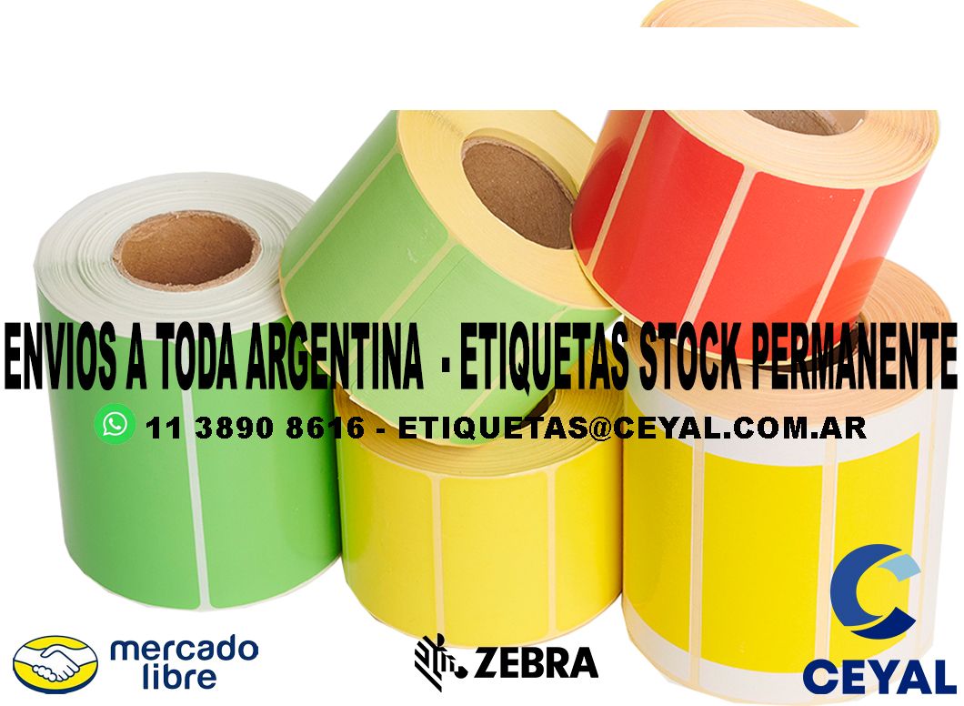 1300 ETIQUETAS RIBBON 59 x 68