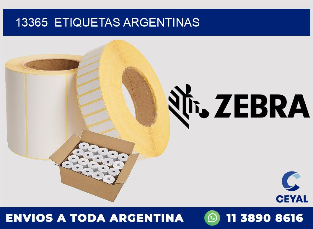 13365  ETIQUETAS ARGENTINAS