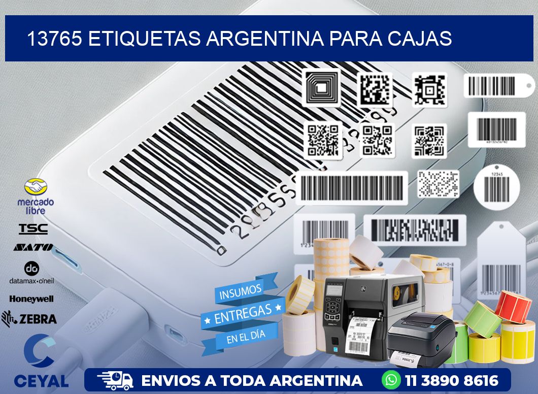 13765 ETIQUETAS ARGENTINA PARA CAJAS