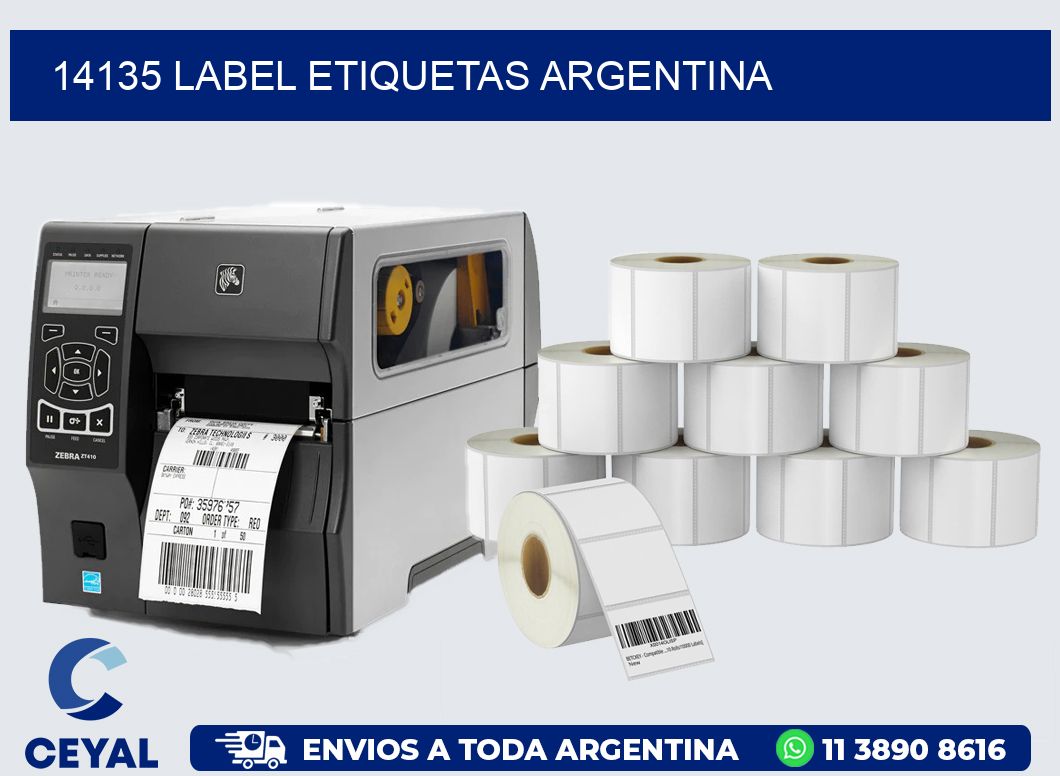 14135 LABEL ETIQUETAS ARGENTINA