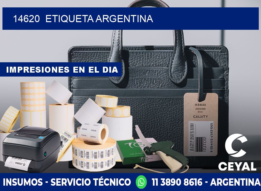 14620  ETIQUETA ARGENTINA