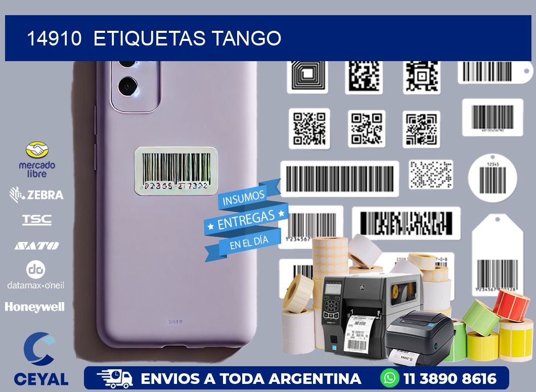 14910  ETIQUETAS TANGO