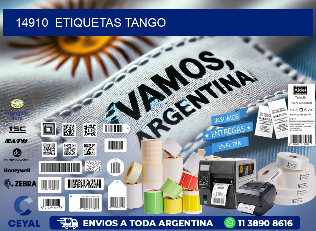14910  ETIQUETAS TANGO