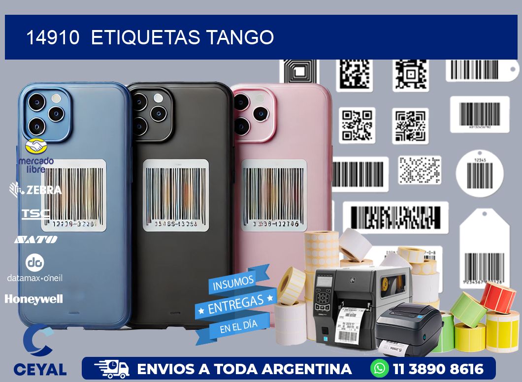14910  ETIQUETAS TANGO