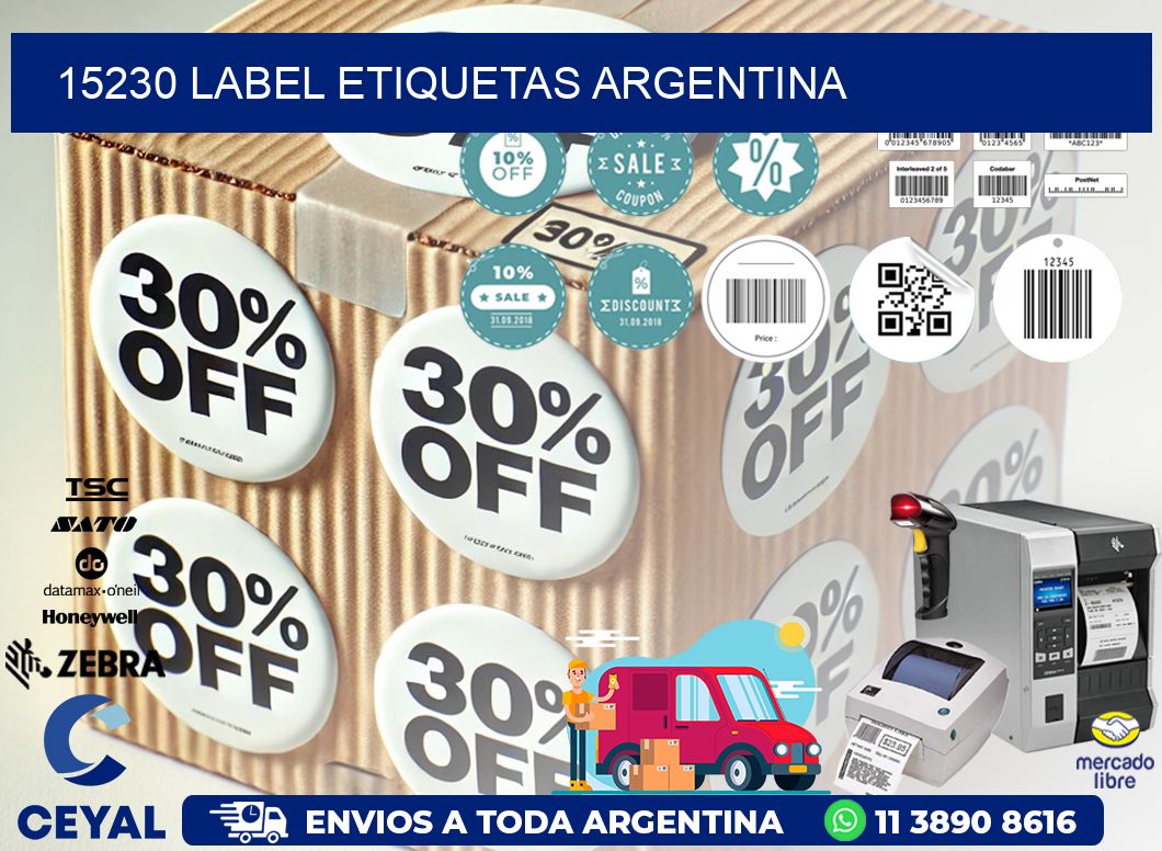 15230 LABEL ETIQUETAS ARGENTINA