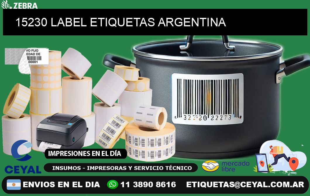 15230 LABEL ETIQUETAS ARGENTINA