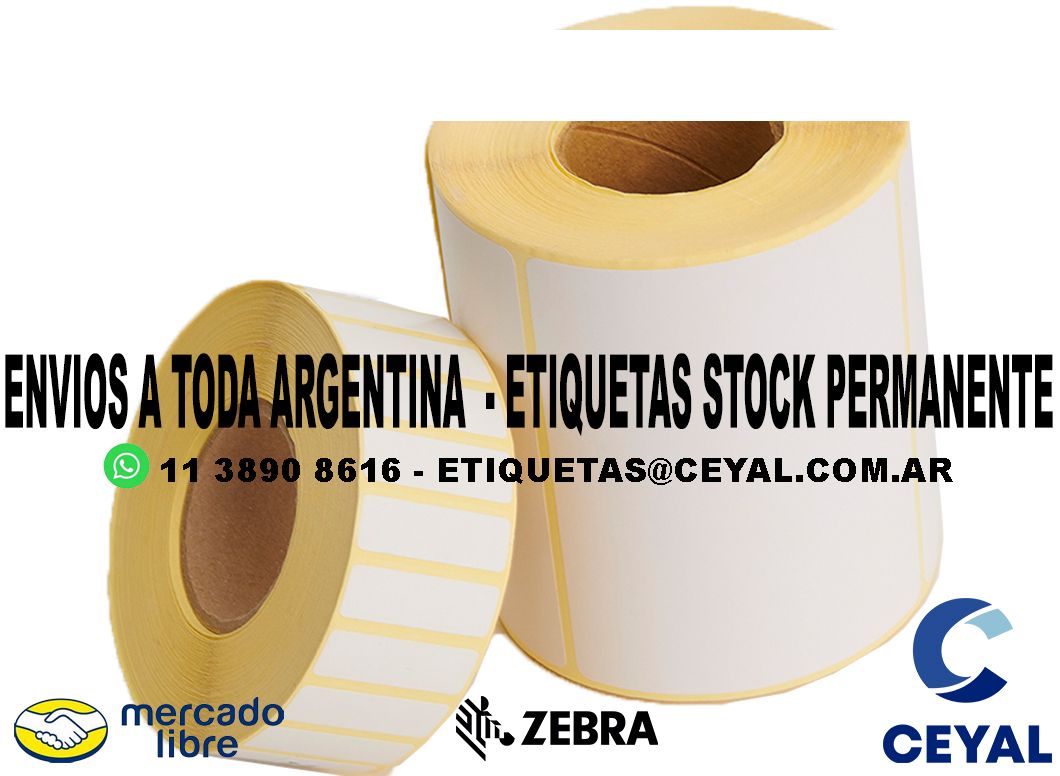 2000 ETIQUETAS RIBBON 56 x 92