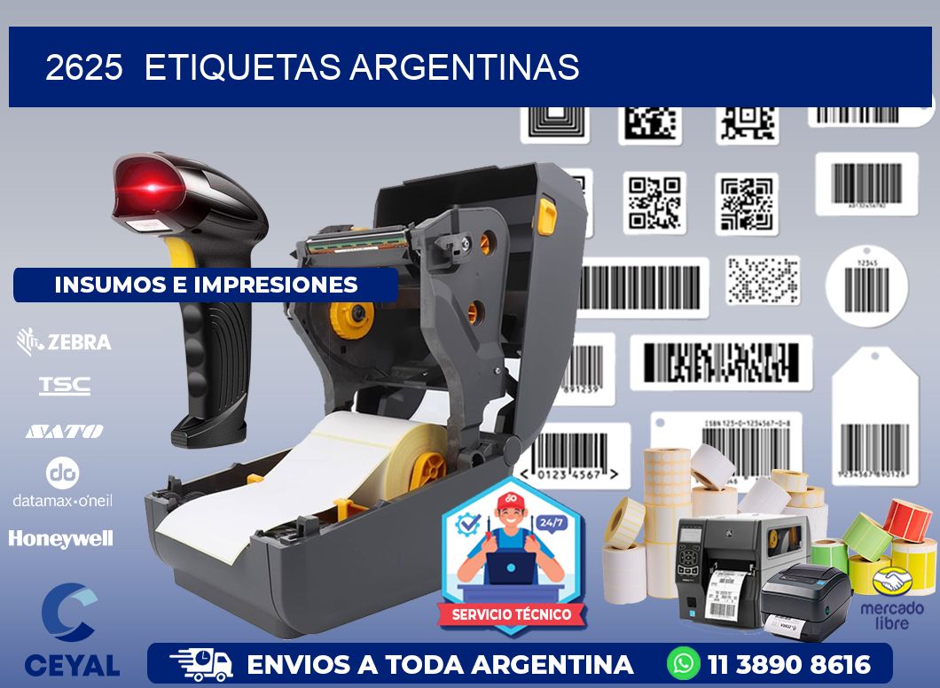 2625  ETIQUETAS ARGENTINAS