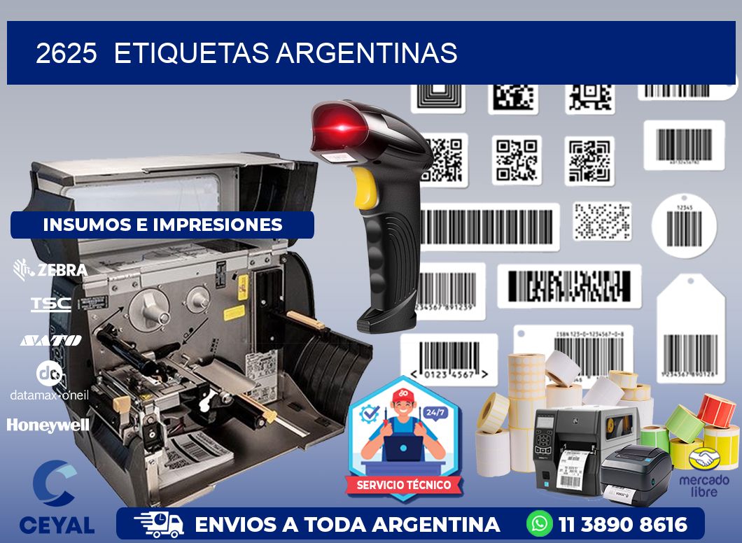 2625  ETIQUETAS ARGENTINAS