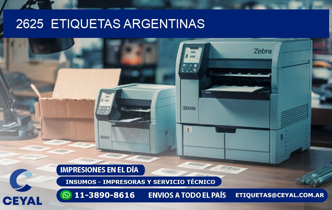 2625  ETIQUETAS ARGENTINAS
