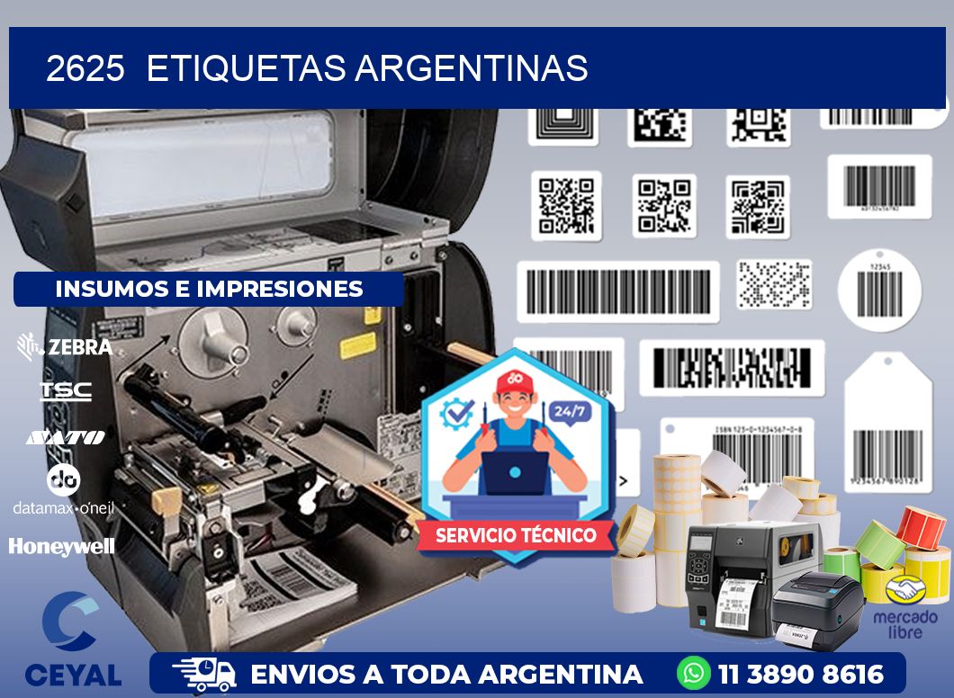 2625  ETIQUETAS ARGENTINAS