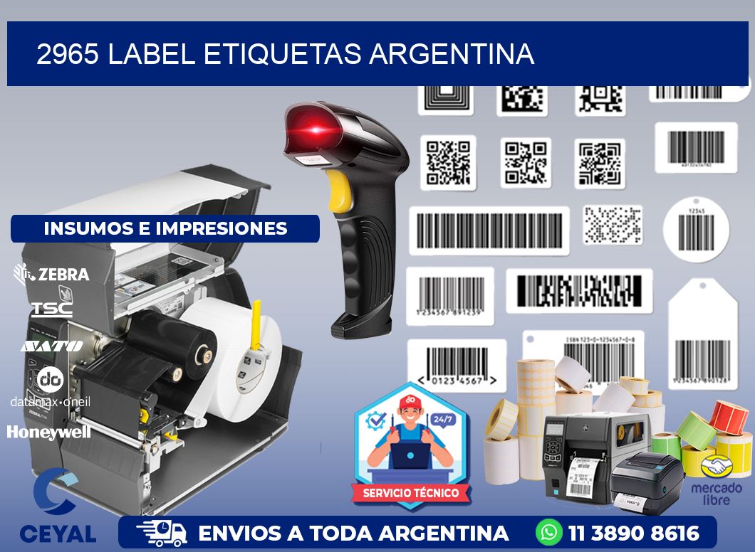 2965 LABEL ETIQUETAS ARGENTINA