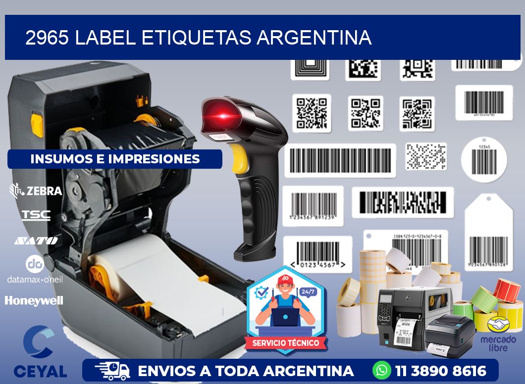 2965 LABEL ETIQUETAS ARGENTINA