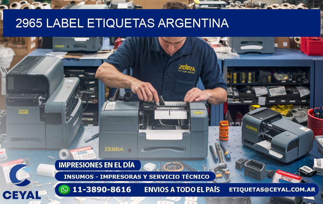 2965 LABEL ETIQUETAS ARGENTINA