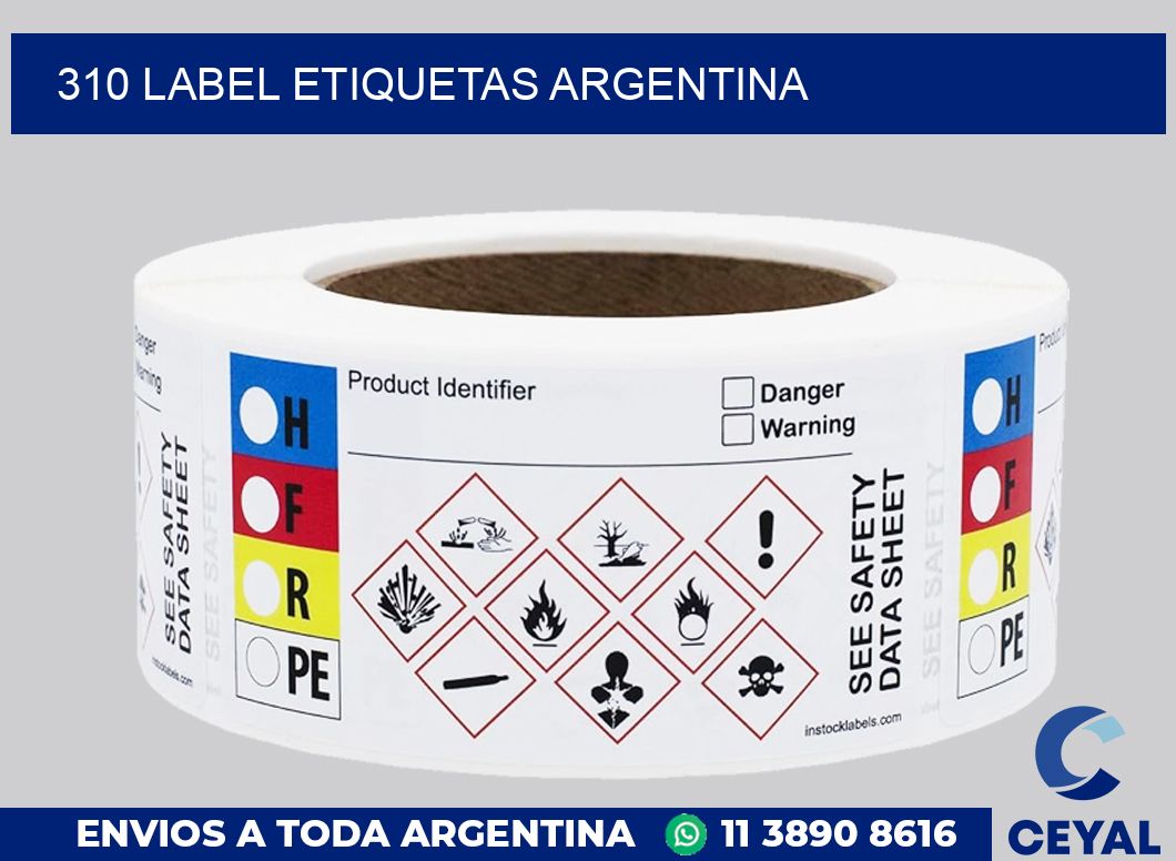 310 LABEL ETIQUETAS ARGENTINA