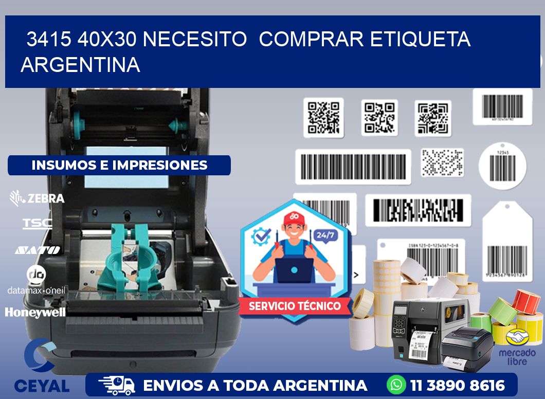 3415 40X30 NECESITO  COMPRAR ETIQUETA ARGENTINA
