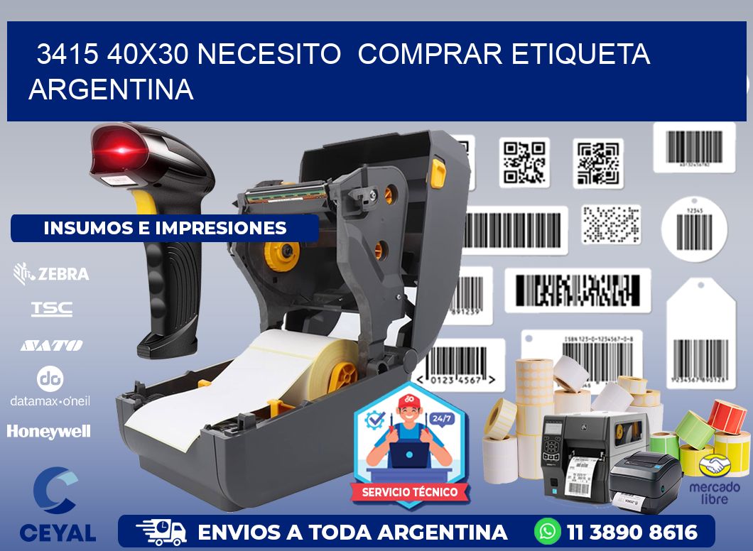3415 40X30 NECESITO  COMPRAR ETIQUETA ARGENTINA