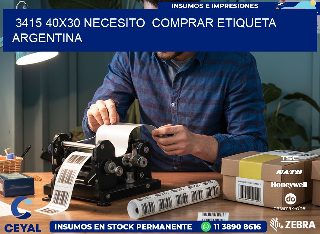 3415 40X30 NECESITO  COMPRAR ETIQUETA ARGENTINA
