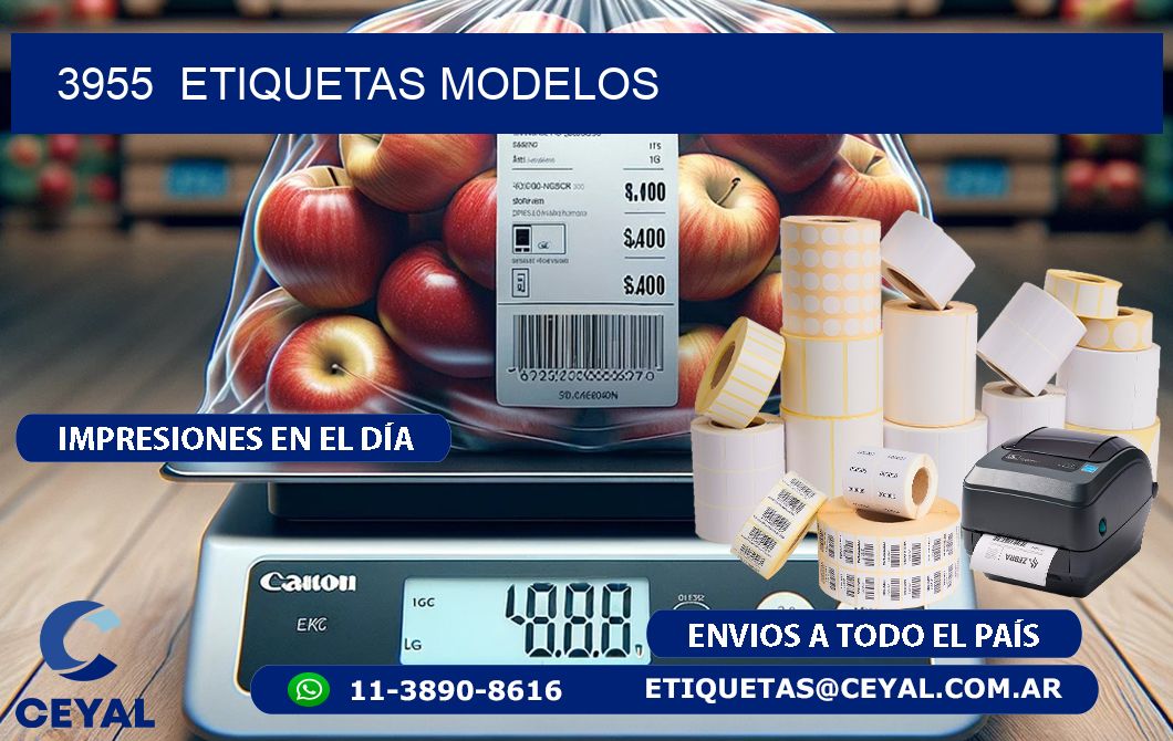 3955  ETIQUETAS MODELOS