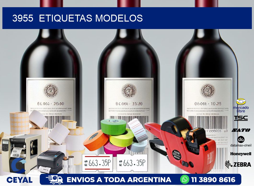 3955  ETIQUETAS MODELOS