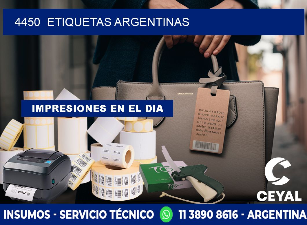 4450  ETIQUETAS ARGENTINAS