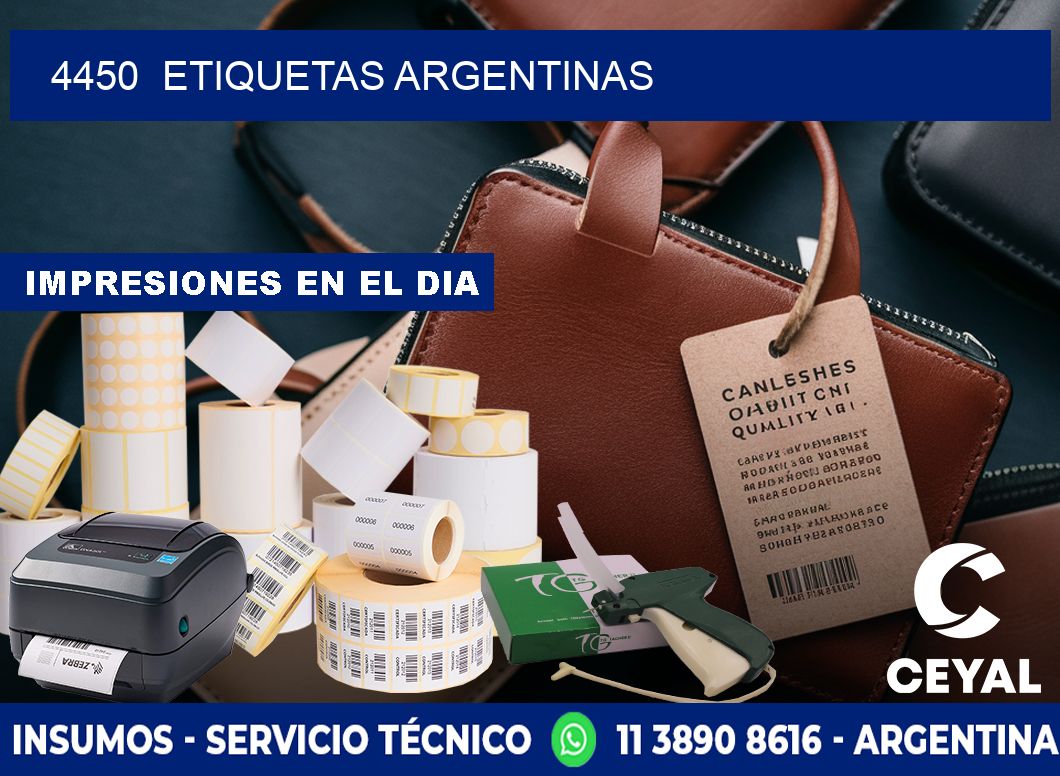 4450  ETIQUETAS ARGENTINAS