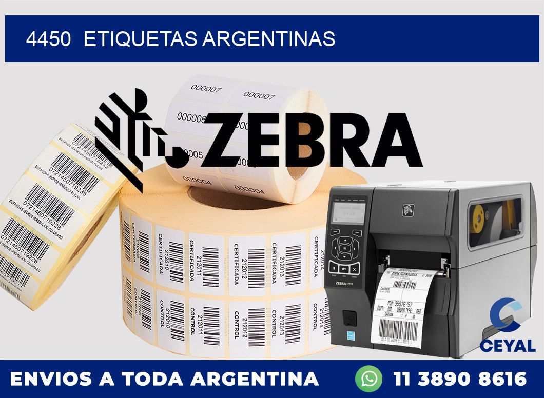 4450  ETIQUETAS ARGENTINAS