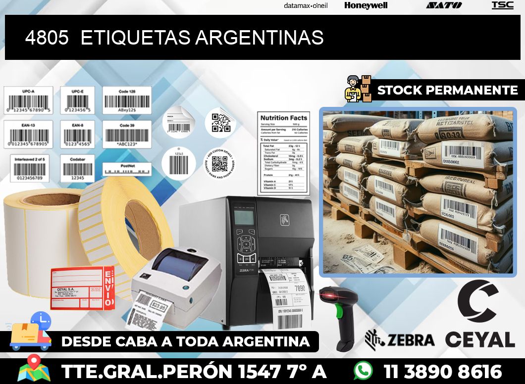 4805  ETIQUETAS ARGENTINAS