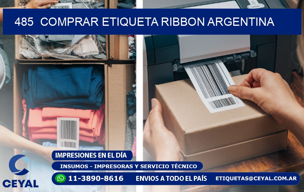 485  COMPRAR ETIQUETA RIBBON ARGENTINA