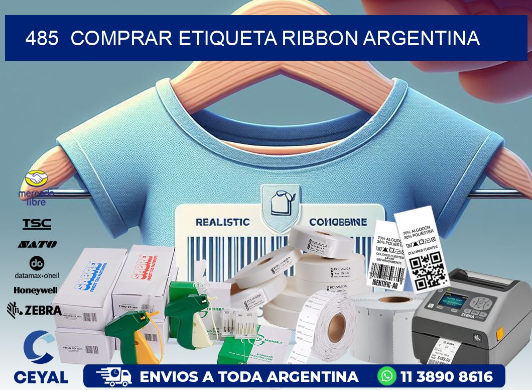 485  COMPRAR ETIQUETA RIBBON ARGENTINA