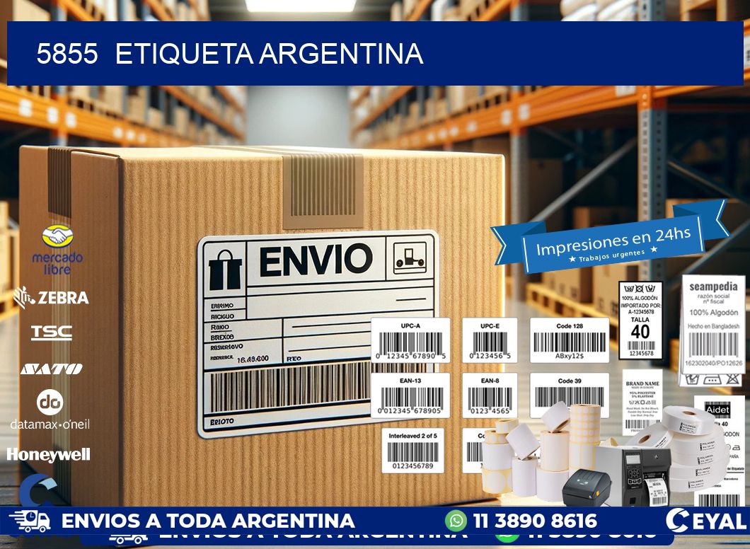 5855  ETIQUETA ARGENTINA