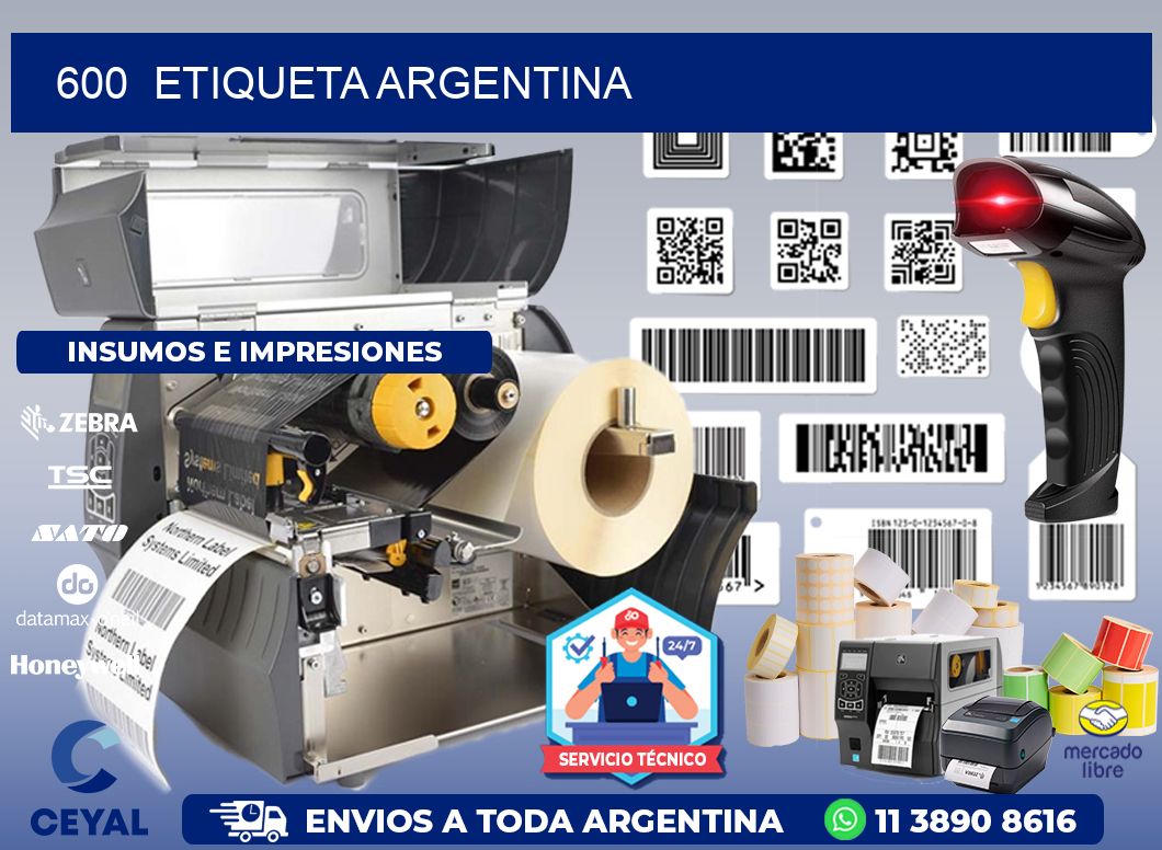 600  ETIQUETA ARGENTINA