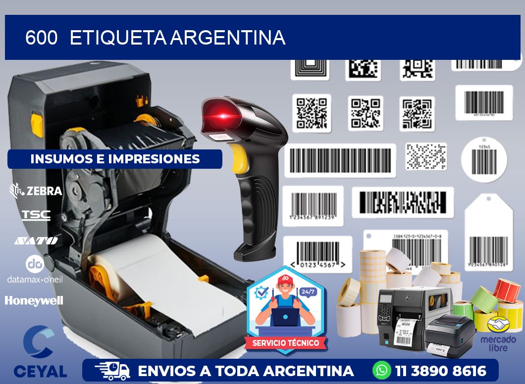 600  ETIQUETA ARGENTINA